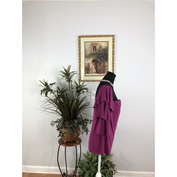 White House Black Market Women Top 3/4 Bell Sleeve Y2K Coastal Beach Boho Sz 12 - Picture 2 of 10